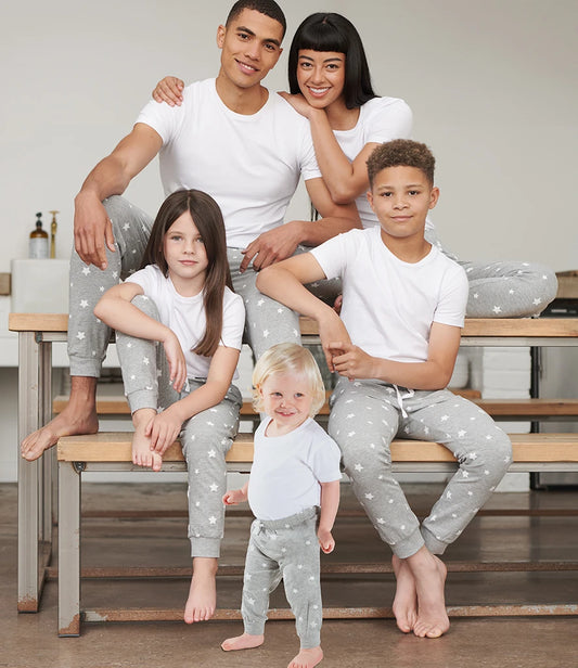 Heather Grey/White Stars