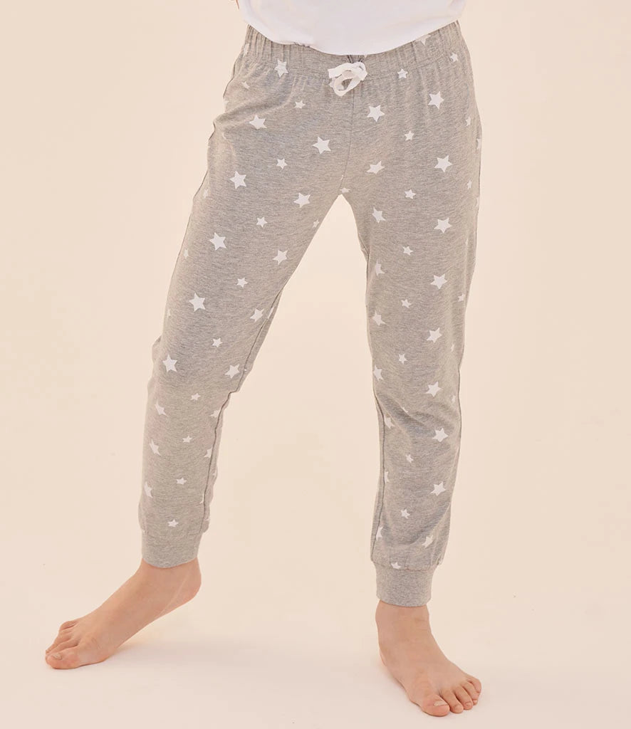 Heather Grey/White Stars