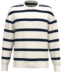 Ivory/Navy Stripes