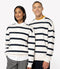 Ivory/Navy Stripes
