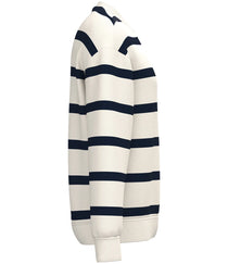 Ivory/Navy Stripes