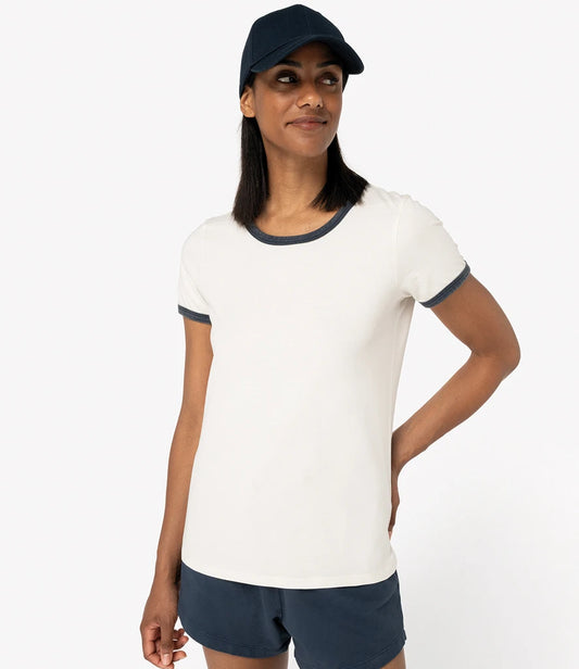 Ivory/Washed Navy