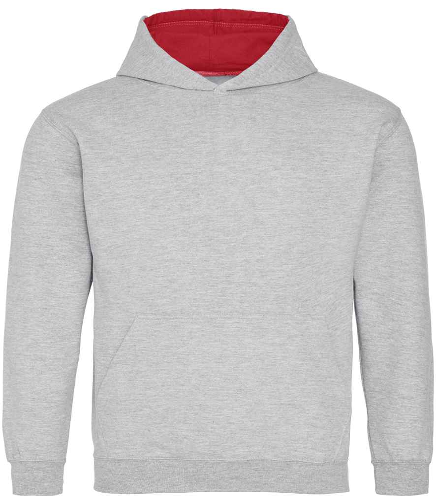 Heather Grey/Fire Red