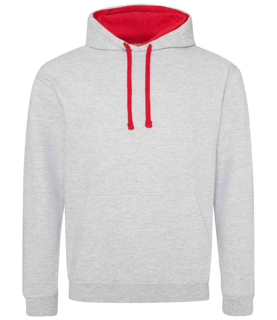 Heather Grey/Fire Red