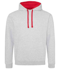 Heather Grey/Fire Red