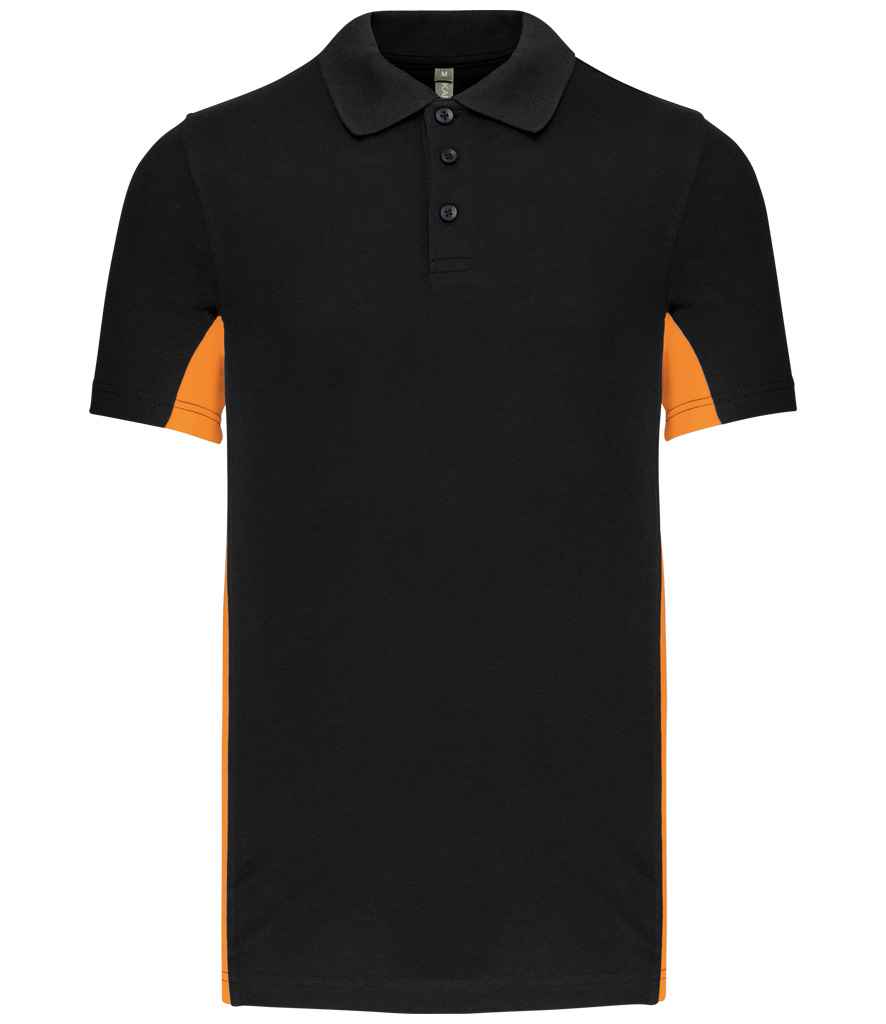 Black/Orange