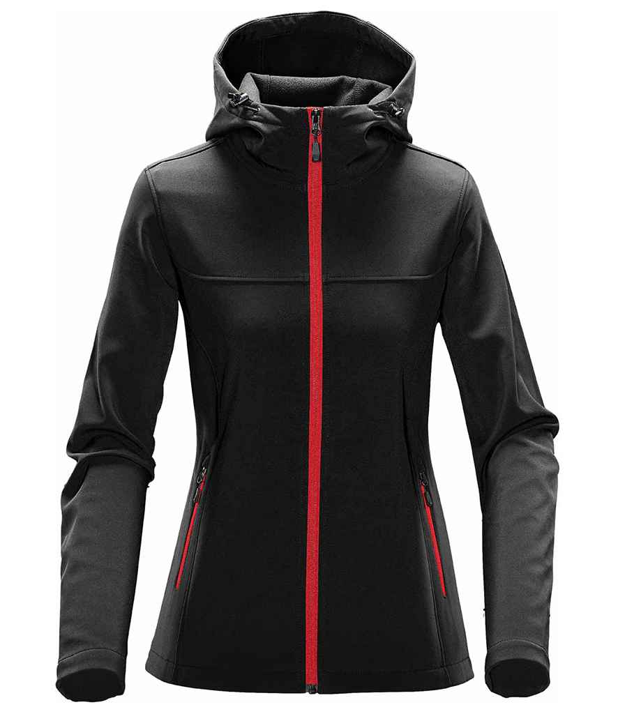 Black/Bright Red