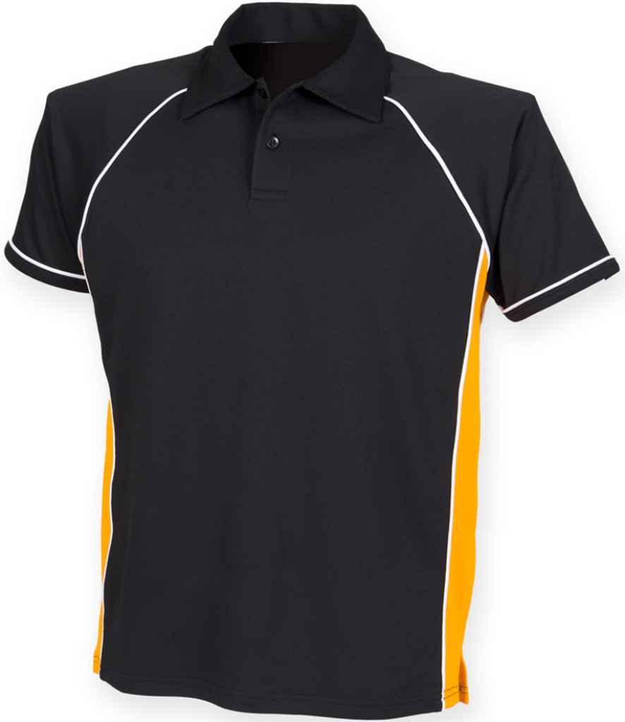 Black/Amber/White