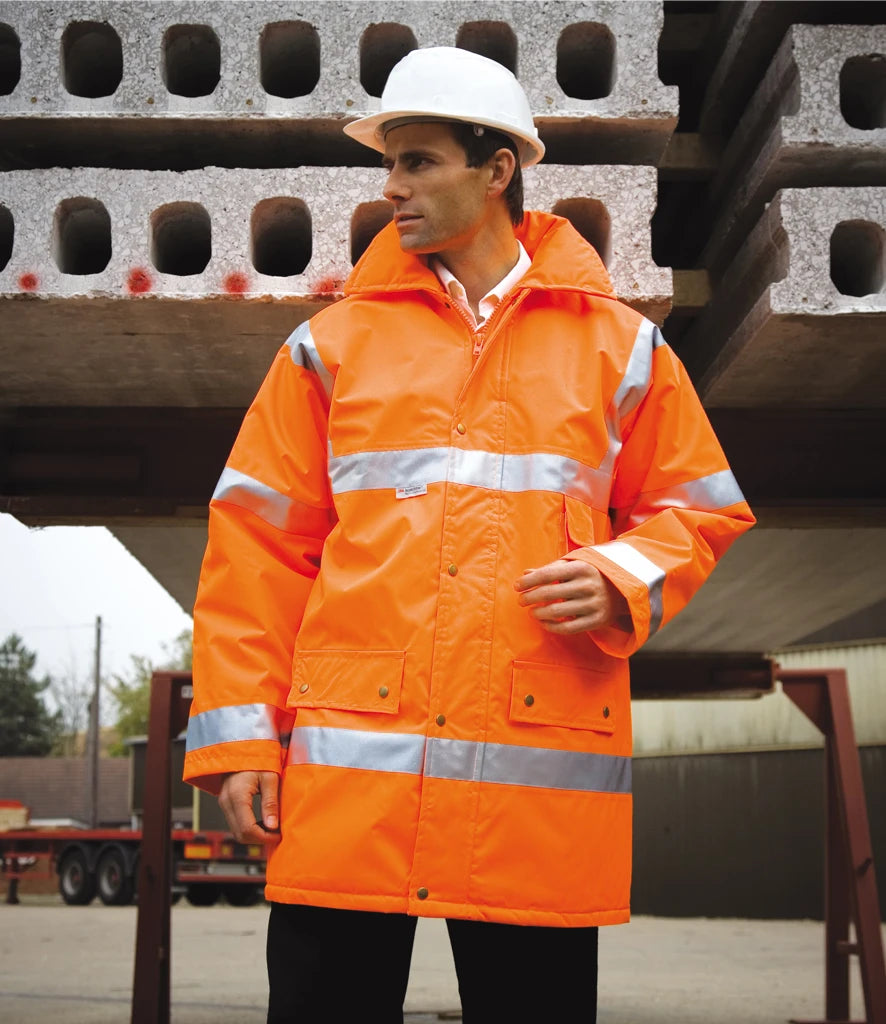 Result Safe-Guard Hi-Vis Jacket RS18 | Bulk Safety Jackets UK – Fire Label