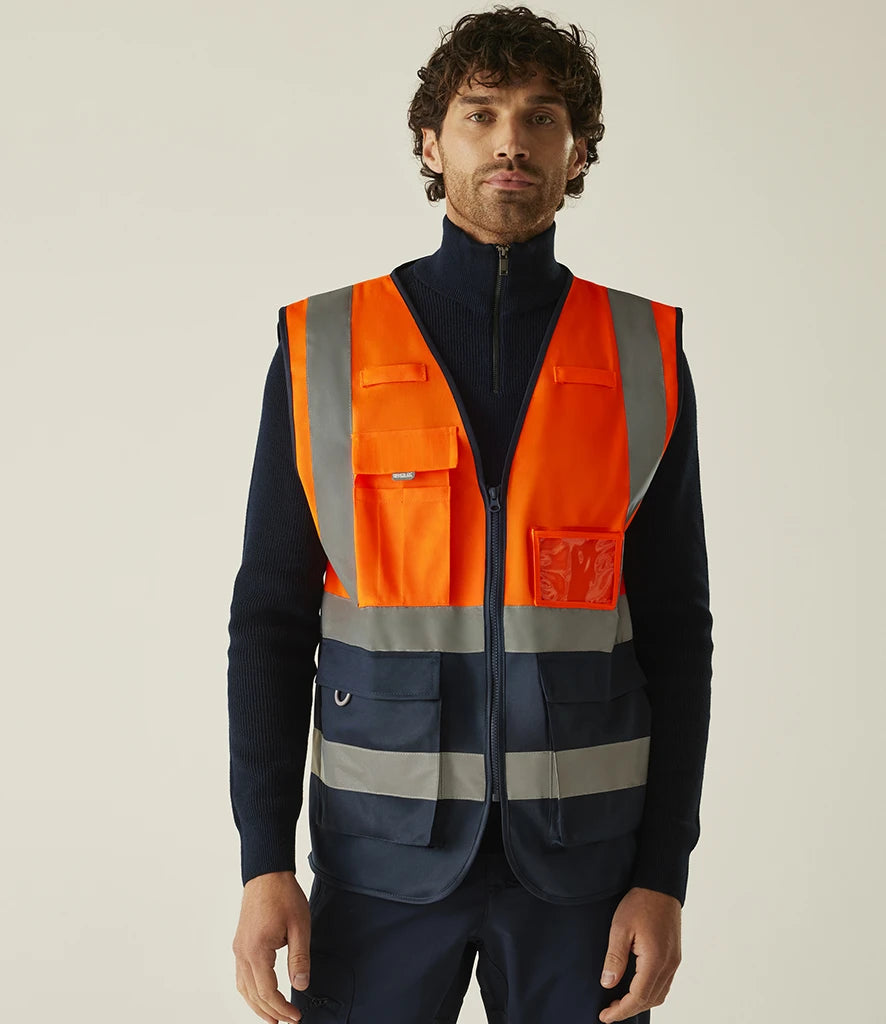 Orange/Navy