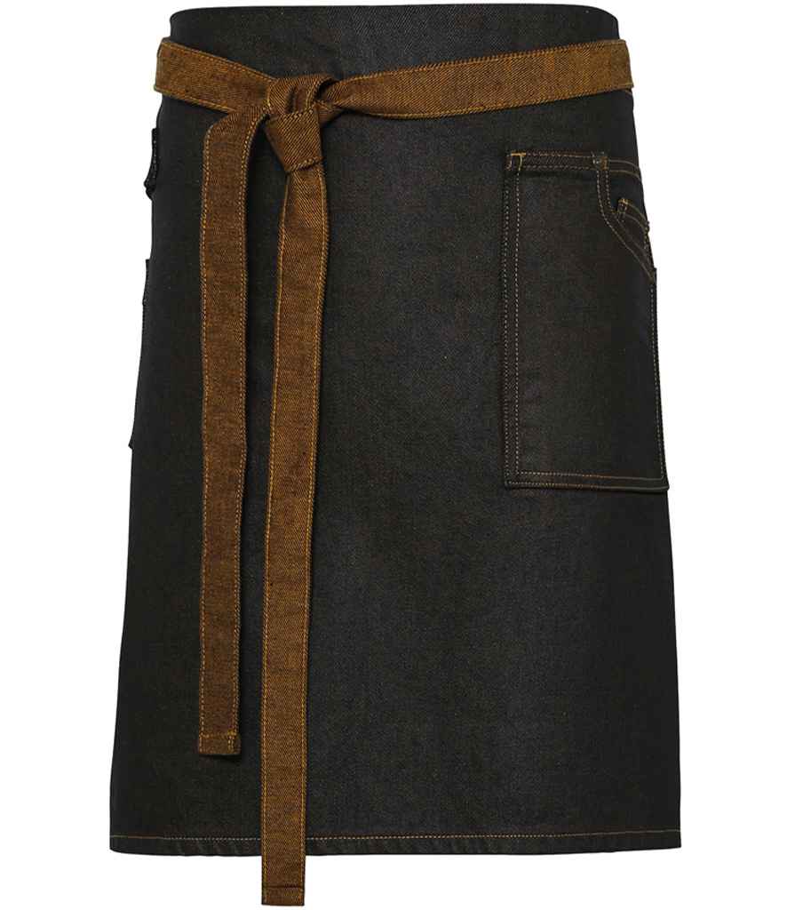 Black/Tan Denim