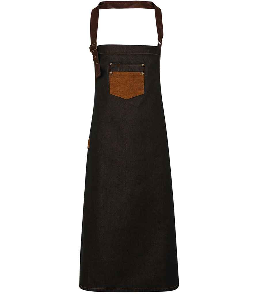 Black/Tan Denim