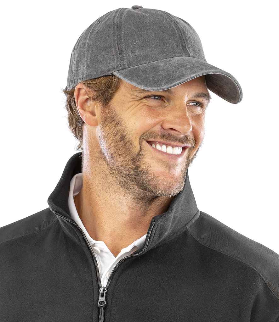 Result Core Pure Cotton Vintage Cap RC092 | Wholesale Caps UK – Fire Label