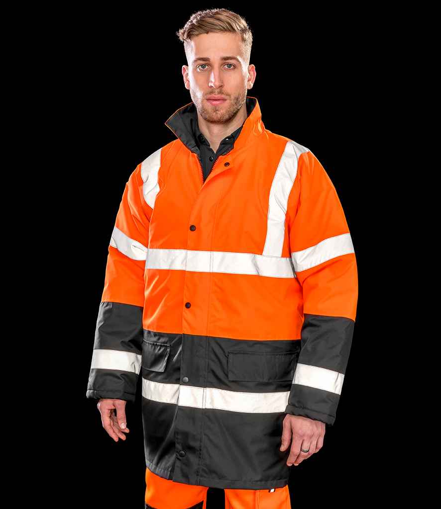 Fluorescent Orange/Black