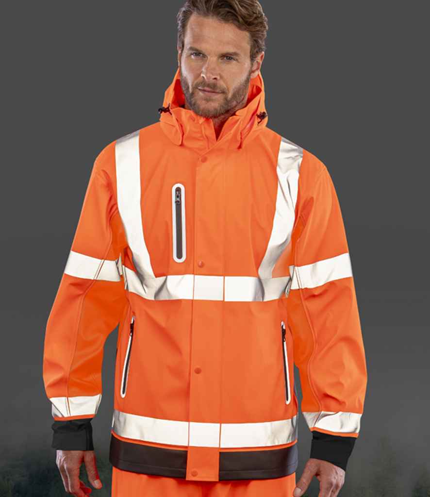 Fluorescent Orange/Black