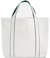 Soft White/Bottle Green