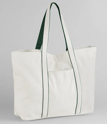 Soft White/Bottle Green