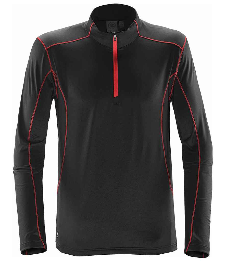 Black/Bright Red