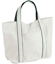 Soft White/Bottle Green
