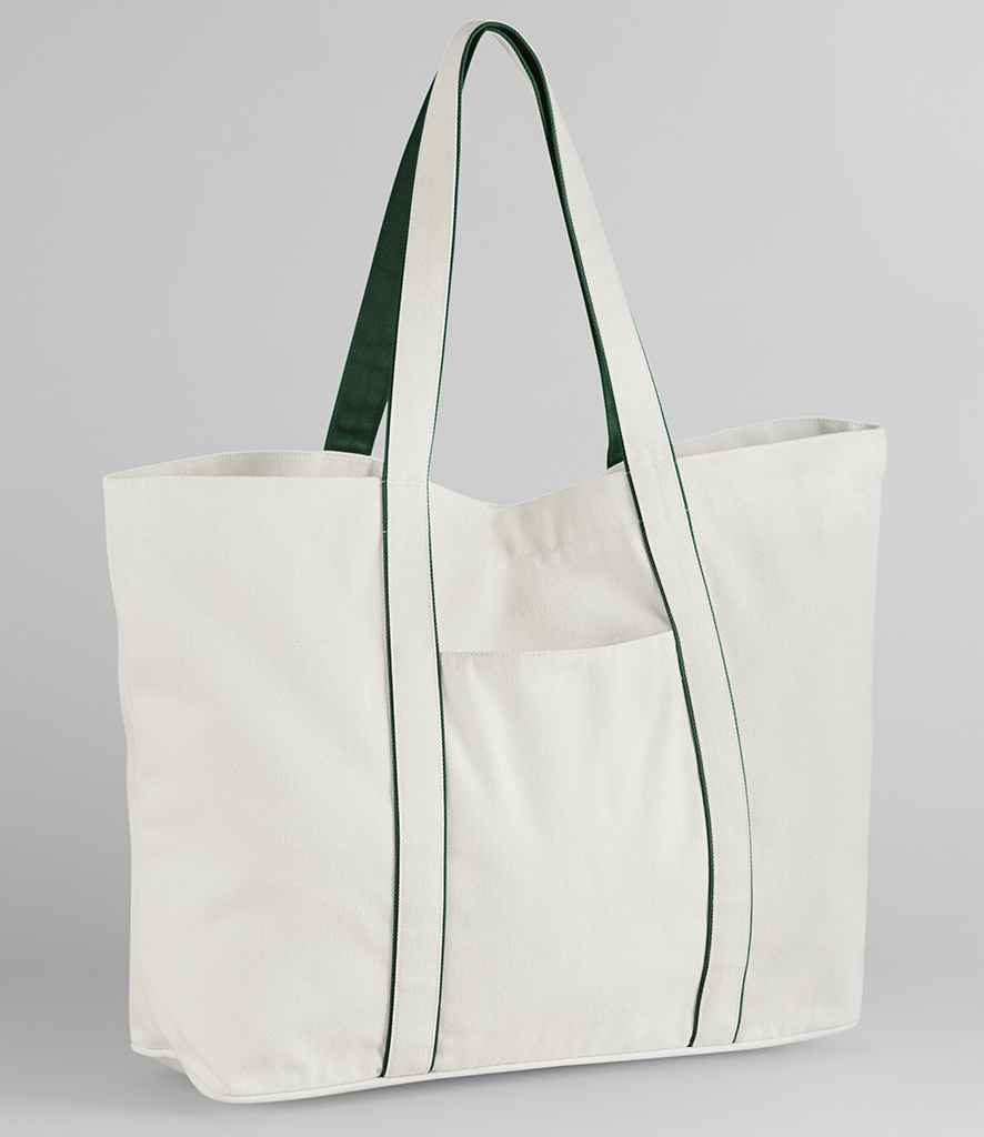 Soft White/Bottle Green