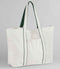 Soft White/Bottle Green