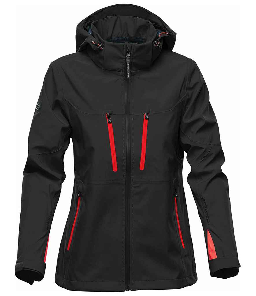 Black/Bright Red