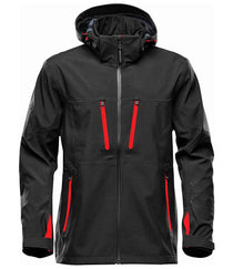 Black/Bright Red