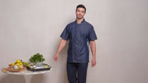 Premier Short Sleeve Zipped Chef's Jacket