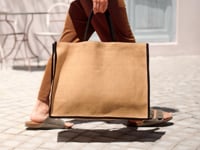 Westford Mill Natural Starched Jute Market Shopper