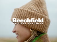 Beechfield Chunky Knitted Patch Beanie